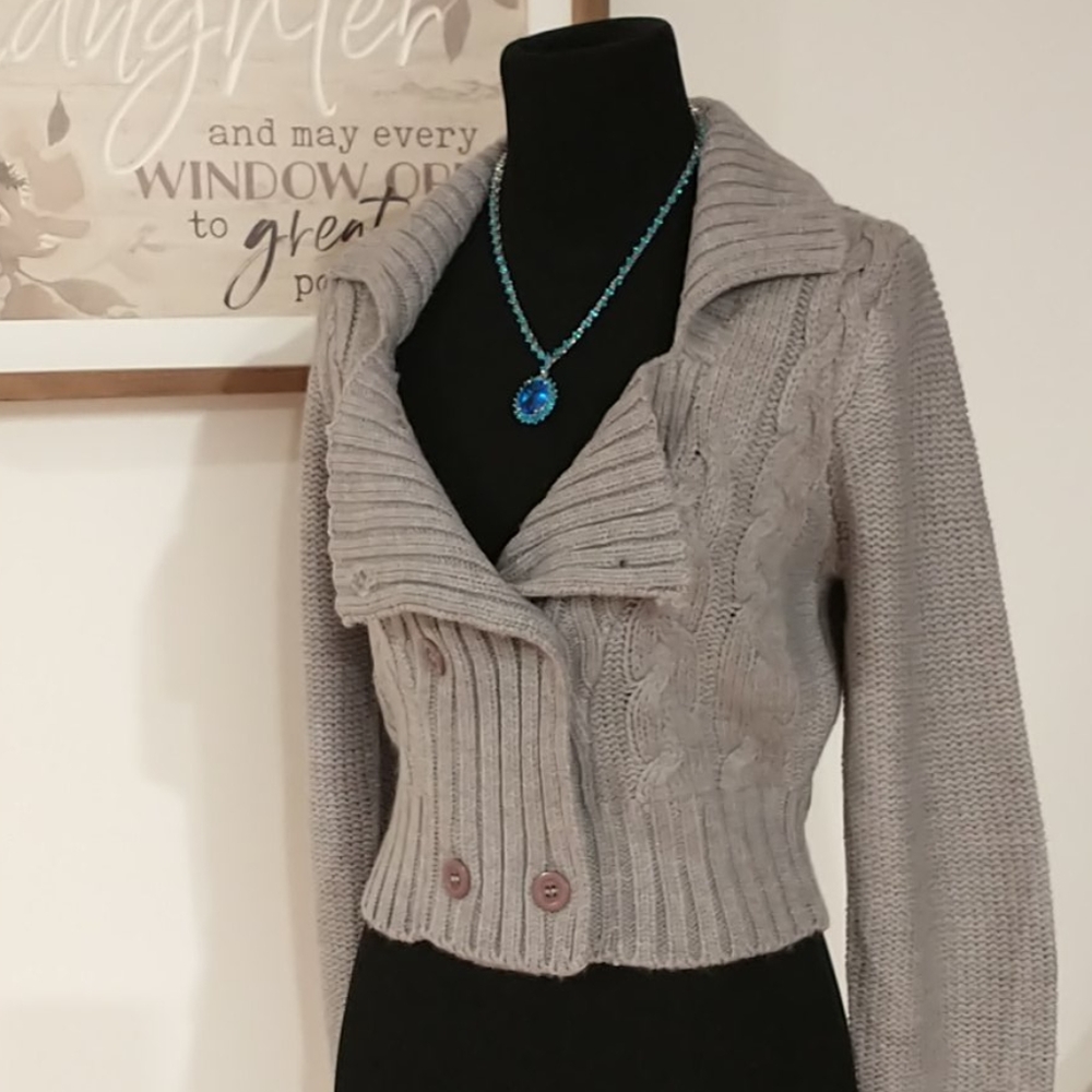 H & M Cable Knit Crop Sweater